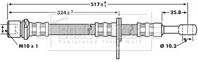 BORG & BECK Тормозной шланг BBH7202